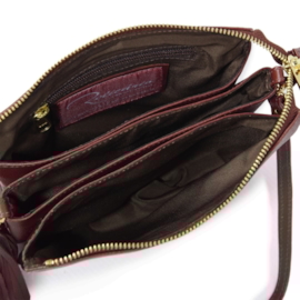Bolsa a Tiracolo de Couro Mari - Pinhão Bolsa a Tiracolo de Couro Mari - Pinhão