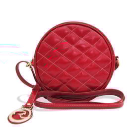 Bolsa a Tiracolo Feminina de Couro Bia - Vermelha Bolsa a Tiracolo Feminina de Couro Bia - Vermelha