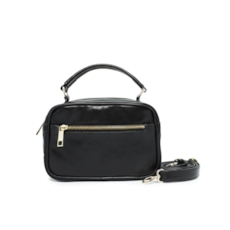 Bolsa a Tiracolo Feminina de Couro Milena - Preto Bolsa a Tiracolo Feminina de Couro Milena - Preto