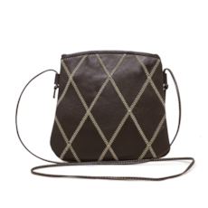 Bolsa a Tiracolo Mosaico – Marrom Café Bolsa a Tiracolo Mosaico – Marrom Café