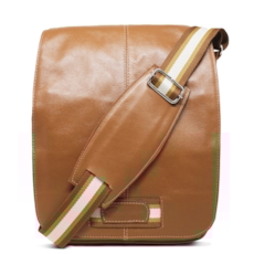 Bolsa Carteiro de Couro Apolo - Caramelo Bolsa Carteiro de Couro Apolo - Caramelo