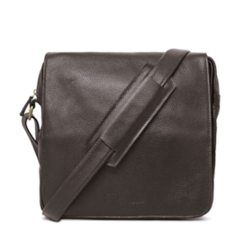 Bolsa Carteiro de Couro César – Marrom Café Bolsa Carteiro de Couro César – Marrom Café