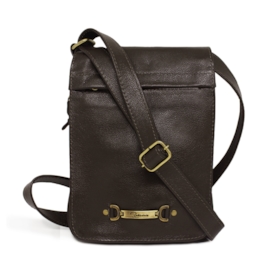 Bolsa Carteiro de Couro Jimmy – Marrom Café Bolsa Carteiro de Couro Jimmy – Marrom Café