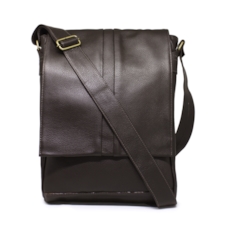Bolsa Carteiro de Couro Masculina Tony - Marrom Bolsa Carteiro de Couro Masculina Tony - Marrom