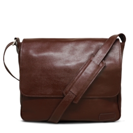Bolsa Carteiro de Couro Renné – Pinhão Bolsa Carteiro de Couro Renné – Pinhão