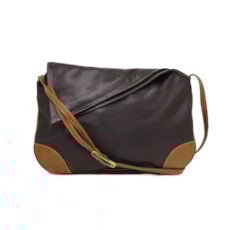 Bolsa Carteiro Feminina de Couro Jennie – Marrom Café Bolsa Carteiro Feminina de Couro Jennie – Marrom Café