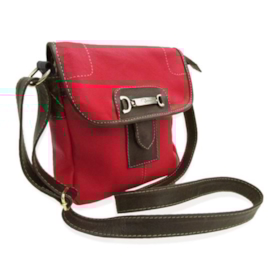 Bolsa Carteiro Feminina de Couro Nancy – Vermelha Bolsa Carteiro Feminina de Couro Nancy – Vermelha