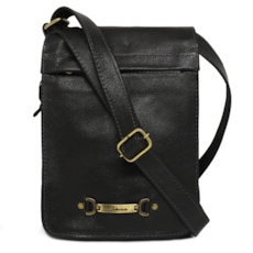 Bolsa Carteiro Masculina de Couro Jimmy – Preto Bolsa Carteiro Masculina de Couro Jimmy – Preto