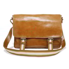 Bolsa Carteiro Masculina de Couro Luigi – Caramelo Bolsa Carteiro Masculina de Couro Luigi – Caramelo