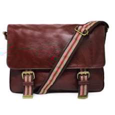 Bolsa Carteiro Masculina de Couro Luigi – Pinhão Bolsa Carteiro Masculina de Couro Luigi – Pinhão