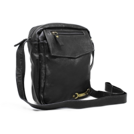 Bolsa Carteiro Masculina de Couro Martin – Preta Bolsa Carteiro Masculina de Couro Martin – Preta
