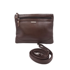 Bolsa Crossbody de Couro Marcy - Marrom Café