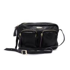 Bolsa de Couro Aline - Preto Bolsa de Couro Aline - Preto