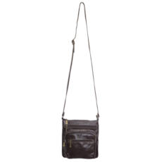 Bolsa de Couro Ana Maria - Marrom Café Bolsa de Couro Ana Maria - Marrom Café
