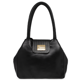 Bolsa de Couro Camila - Preto Bolsa de Couro Camila - Preto