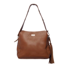 Bolsa de Couro Carla - Caramelo Bolsa de Couro Carla - Caramelo