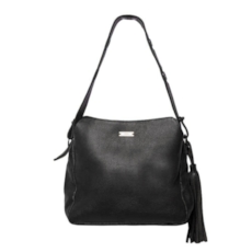 Bolsa de Couro Carla - Preto Bolsa de Couro Carla - Preto