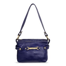 Bolsa de Couro Dorothy – Azul Bolsa de Couro Dorothy – Azul