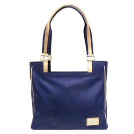Bolsa de Couro Rose – Azul Bolsa de Couro Rose – Azul