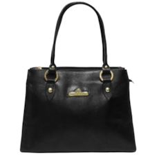 Bolsa Feminina de Couro Isabel - Preto Bolsa Feminina de Couro Isabel - Preto