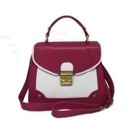 Bolsa Feminina De Couro Lola - Rosa Bolsa Feminina De Couro Lola - Rosa