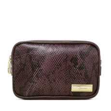 Bolsa Pochete de Couro Feminina Cris - Uva Bolsa Pochete de Couro Feminina Cris - Uva