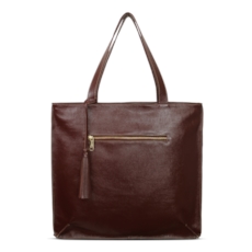 Bolsa Saco de Couro Joana - Pinhão Bolsa Saco de Couro Joana - Pinhão