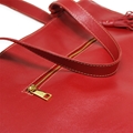 Bolsa Saco de Couro Joana - Vermelha