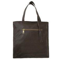 Bolsa Saco de Couro Joana – Marrom Café Bolsa Saco de Couro Joana – Marrom Café