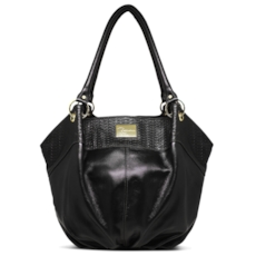 Bolsa Saco de Couro Maria Júlia - Preto Bolsa Saco de Couro Maria Júlia - Preto