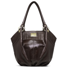Bolsa Saco de Couro Maria Júlia – Café Bolsa Saco de Couro Maria Júlia – Café