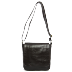 Bolsa Transversal de Couro Rick - Marrom Café Bolsa Transversal de Couro Rick - Marrom Café