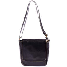 Bolsa Transversal de Couro Rick - Preto Bolsa Transversal de Couro Rick - Preto