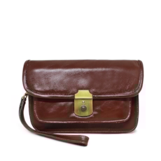 Capanga Masculina de Couro Emílio – Pinhão Capanga Masculina de Couro Emílio – Pinhão