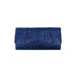 Carteira de Couro Margô – Azul Carteira de Couro Margô – Azul