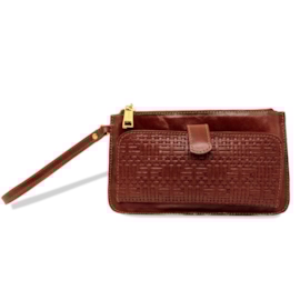Clutch de Couro Vera - Pinhão Clutch de Couro Vera - Pinhão