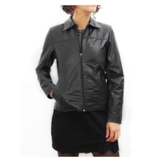 Jaqueta Feminina de Couro Ísis - Preto Jaqueta Feminina de Couro Ísis - Preto