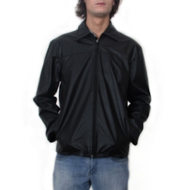 Jaqueta Masculina de Couro Braga - Preto Jaqueta Masculina de Couro Braga - Preto