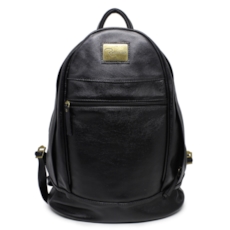 Mochila de Couro Falcon - Preto Mochila de Couro Falcon - Preto