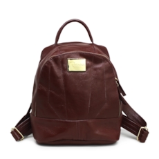 Mochila de Couro Lívia - Pinhão Mochila de Couro Lívia - Pinhão