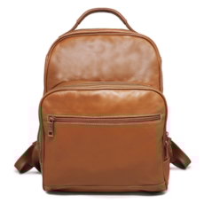 Mochila de Couro Theo - Caramelo Mochila de Couro Theo - Caramelo