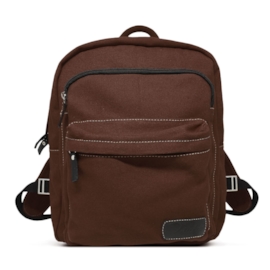 Mochila de Lona Julian – Marrom Café - tam: Pequeno Mochila de Lona Julian – Marrom Café - tam: Pequeno