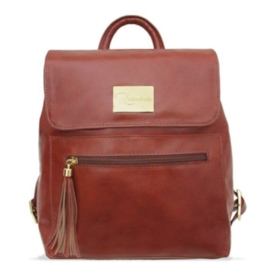 Mochila Feminina de Couro Michele – Pinhão Mochila Feminina de Couro Michele – Pinhão