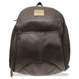 Mochila Masculina de Couro Jumbo - Marrom Café Mochila Masculina de Couro Jumbo - Marrom Café