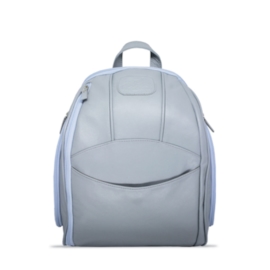 Mochila para Bebê de Couro Modelo Manuela - Azul Bebê Mochila para Bebê de Couro Modelo Manuela - Azul Bebê