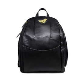 Mochila para Bebê de Couro Modelo Manuela - Preto Bebê Mochila para Bebê de Couro Modelo Manuela - Preto Bebê