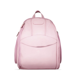 Mochila para Bebê de Couro Modelo Manuela - Rosa Bebê Mochila para Bebê de Couro Modelo Manuela - Rosa Bebê