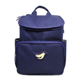 Mochila para Bebê Sintético Gabriela - Azul Marinho Mochila para Bebê Sintético Gabriela - Azul Marinho