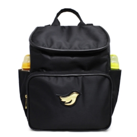 Mochila para bebê sintético modelo Gabriela - Preto Mochila para bebê sintético modelo Gabriela - Preto