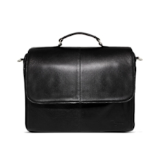 Pasta Executiva de Couro Note15 - Preto Pasta Executiva de Couro Note15 - Preto